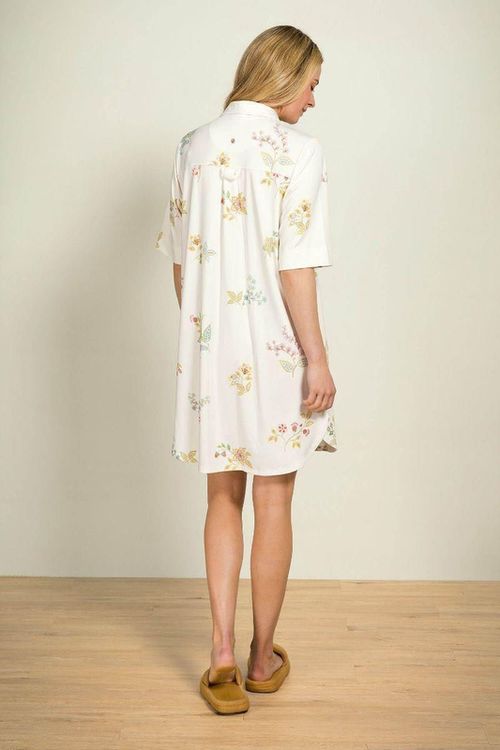 купить Домашний текстиль Pip Studio 51.504.596 Dewi Short Sleeve Nightdress Blossom Chique White XXL White в Кишинёве 
