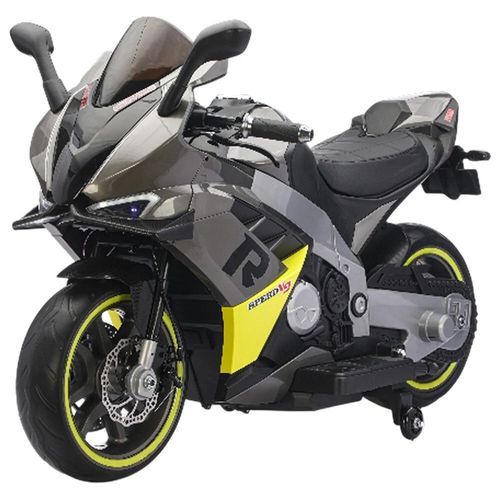 cumpără Mașină electrică pentru copii Richi (78962) Motocicleta gri pe acumulator pentru copii (9002) în Chișinău 