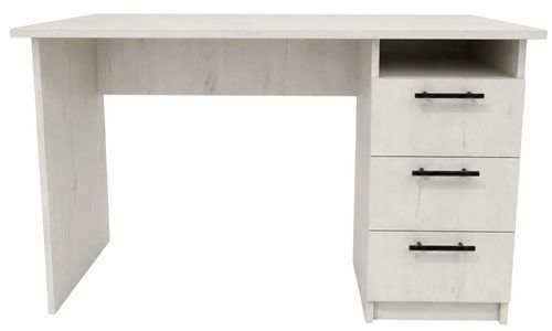 купить Офисный стол Mashtab S12529 Masa cu 3 sertare (1200x600x750) Stejar Alb в Кишинёве 