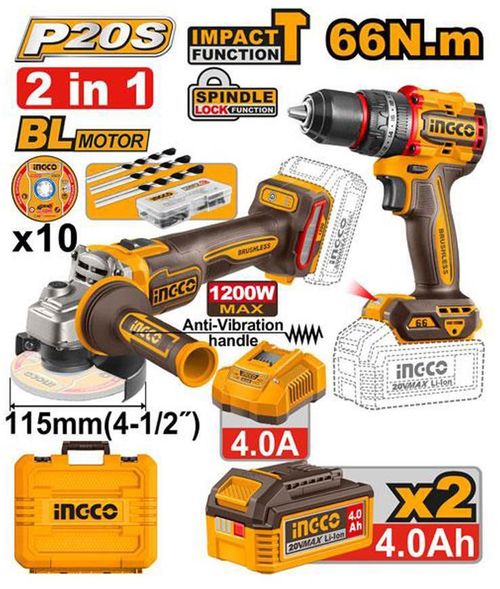 cumpără Set de scule electrice INGCO CKLI20256 (52887) în Chișinău 