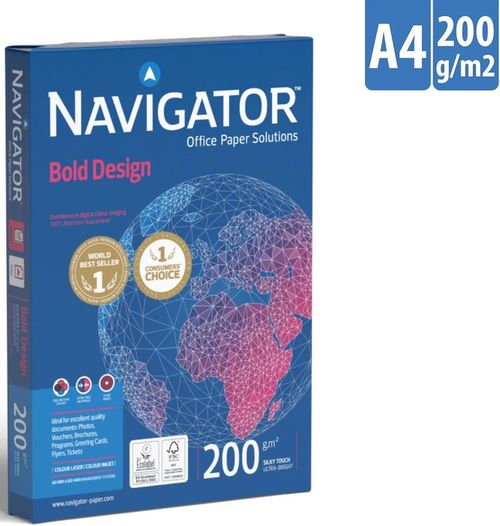 cumpără Hârtie de birou Navigator 05-CE Hartie Bold Design A4, 200g/m2, 150 foi în Chișinău 