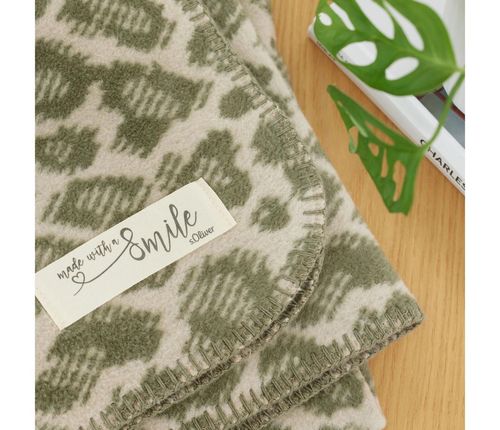 купить Плед s.Oliver 2657/700 Jacquar Decke 150х200 Olive в Кишинёве 