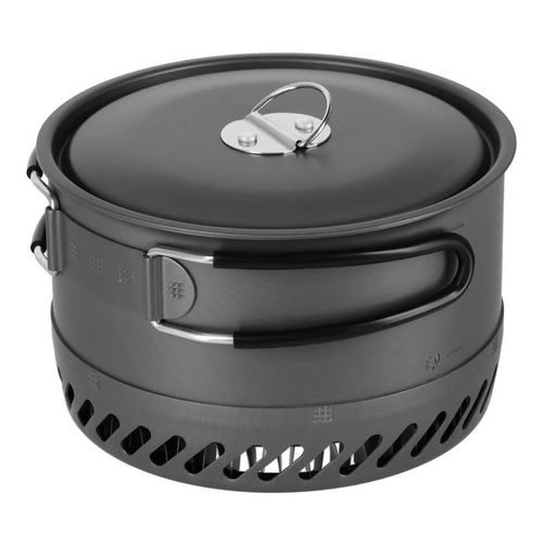 купить Посуда походная Nils NC4203 Oală de camping cu radiator de căldură 1000ml в Кишинёве 