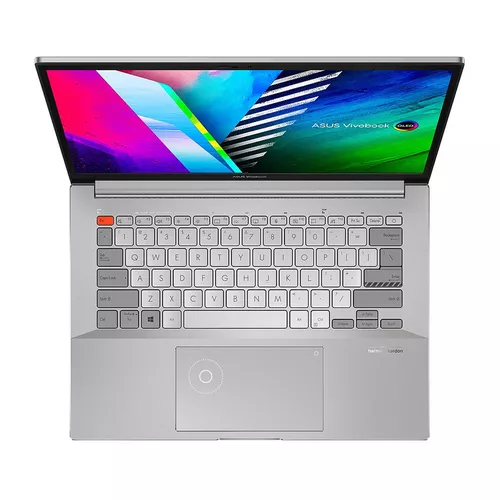 cumpără Laptop 14 ASUS VivoBook Pro 14X OLED N7400PA Cool Silver, Intel i7-11370H 3.3-4.8GHz/16GB/SSD 512GB/Intel Iris Xe/WiFi 6 802.11ax/BT5.0/USB Type C/HDMI/HD WebCam/Illum. Keyb./ASUS DialPad/ Finger Print/ 14" OLED WQXGA+ 90Hz 0.2ms 100% DCI-P3 (2880x1800)/Windows 10 N7400PA-KM020T în Chișinău 