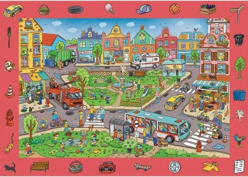 cumpără Puzzle Trefl 15590 Spy Guy-Oras, 100el în Chișinău 