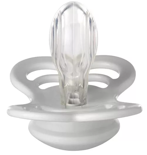 cumpără Suzetă BIBS 260358 Set 2 suzete simetrice din silicon Supreme Haze/Caramel (6-18 luni) în Chișinău 