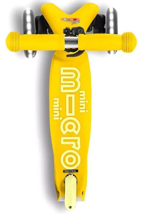 купить Самокат Micro MMD053 Mini Deluxe LED Yellow в Кишинёве 