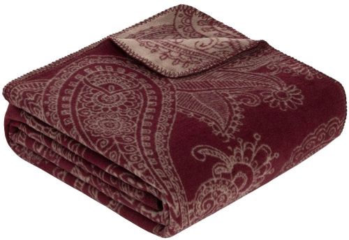 cumpără Textile de casă Ibena 2637/400 Jacquard Decke Salem Bordeaxred în Chișinău 