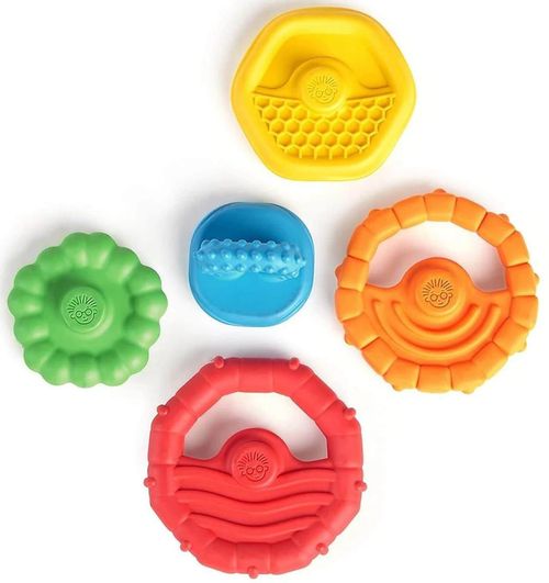 купить Игрушка-прорезыватель Baby Einstein 12356 Jucarie multisenzoriala si de dentitie Stacking Teether в Кишинёве 