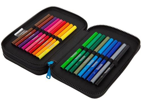 купить Школьный пенал CoolPack F066930 Penar Skate Night (2 compart., echipat) в Кишинёве 