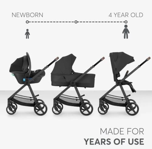 cumpără Сărucior pentru copii Kikka Boo 31001010275 Carucior 3in1 Mia Black 2026 în Chișinău 