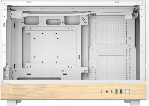 купить Корпус для ПК Deepcool CH260 WOOD WH в Кишинёве 