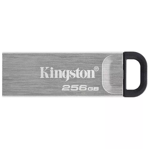 cumpără Memorie 256GB USB3.2 Kingston DataTraveler Kyson Silver, Metal casing, Compact and lightweight DTKN/256GB (Read 200 MByte/s, Write 60 MByte/s) (memorie portabila Flash USB/внешний накопитель флеш память USB) în Chișinău 