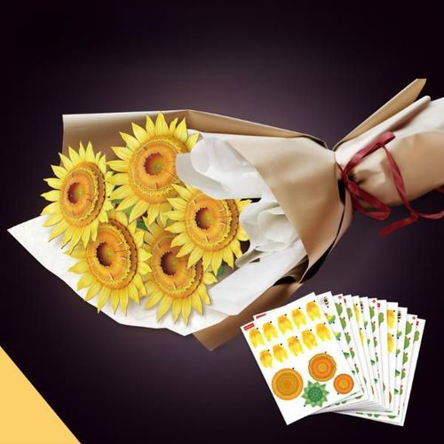 cumpără Set de construcție Cubic Fun P866h 3D puzzle Buchet de flori – Floarea-soarelui, 180 elem. în Chișinău 
