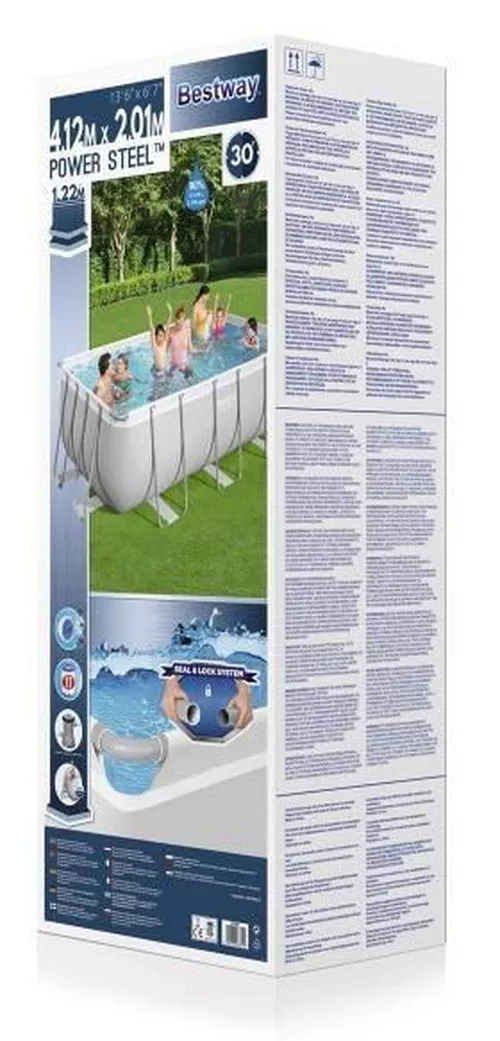 купить Бассейн каркасный Bestway 56456BW Power Steel 412x201x122cm в Кишинёве 