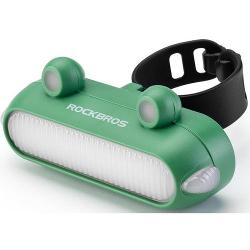 купить Аксессуар для велосипеда Rockbros 24520006002 Lanterna spate pentru bicicleta Frog RFL01, lumina verde в Кишинёве 