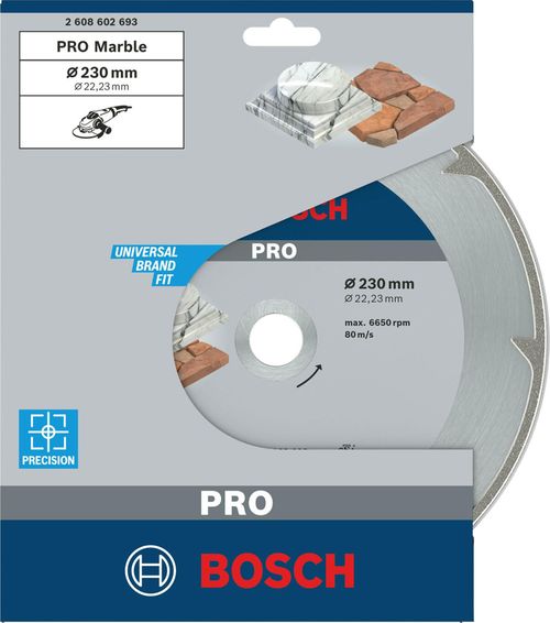 cumpără Disc de tăiere Bosch 2608602693 Disc diamantat Best for Marble 230x22.23x2.2mm în Chișinău 