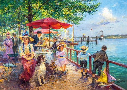 купить Головоломка Cherry Pazzi C30219 Puzzle 1000 elemente Cafe Havel, Berlin в Кишинёве 