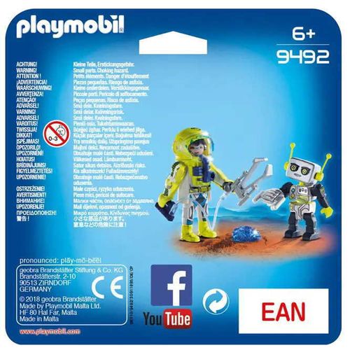 cumpără Set de construcție Playmobil PM9492 Astronaut and Robot Duo Pack în Chișinău 