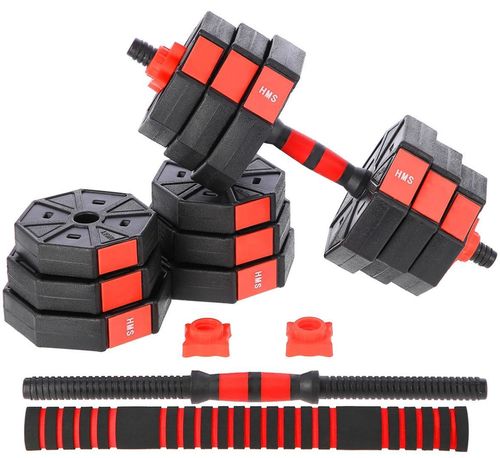 купить Гантель HMS 5512 Set gantere si bare 20kg SGC20 (17-57-030) в Кишинёве 