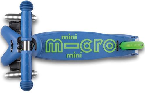 купить Самокат Micro MMD175 Mini Deluxe LED Crystal Blue в Кишинёве 