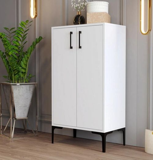 cumpără Raft pentru încălțăminte Trendy Prag, Alb 60x111x35cm în Chișinău 