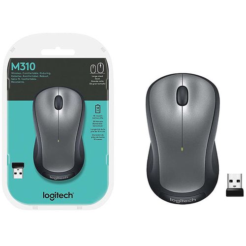 cumpără Logitech M310 Silver Wireless Mouse USB, 910-003986 (mouse fara fir/беспроводная мышь) în Chișinău 