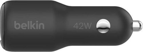 cumpără Încărcător pentru automobil Belkin CCB005BTBK 42w - 30w USB-C PD PPS + 12w USB-A Car Charger în Chișinău 