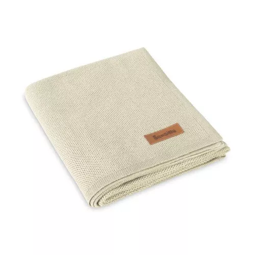 купить Детское постельное белье Sensillo 43441 Плед Bamboo 80x100 Beige в Кишинёве 