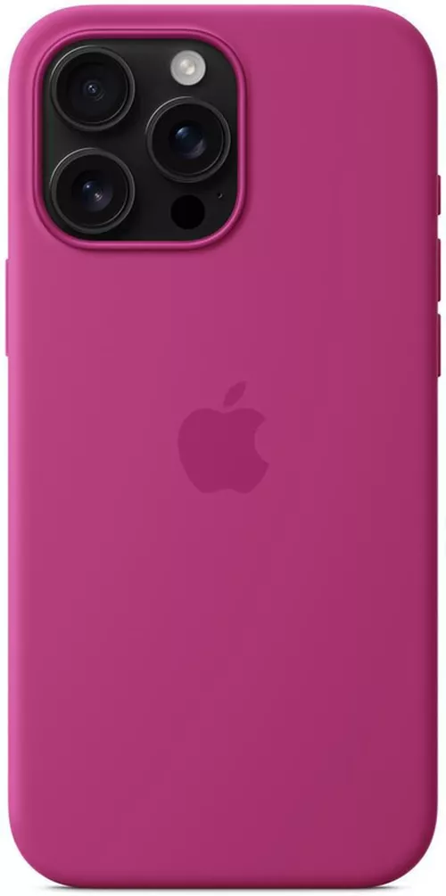 cumpără Husă pentru smartphone Apple iPhone 16 Pro Max Silicone Case with MagSafe Fuchsia MYYX3 în Chișinău 