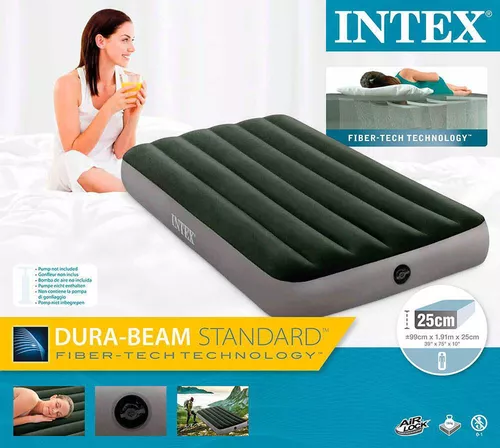 cumpără Saltea gonflabilă Intex 64107 VELUR 99×191×25cm DOWNY în Chișinău 