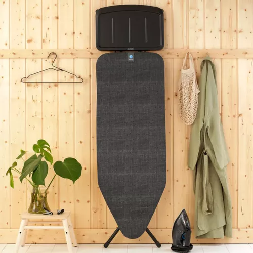 cumpără Masă de călcat Brabantia 13 47 46 C 124x45cm, Solid Steam Unit Holder, Denim Black în Chișinău 