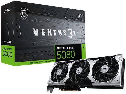 cumpără Placă video MSI GeForce RTX 5080 16GB VENTUS 3X OC PLUS/ 16GB GDDR7 în Chișinău 
