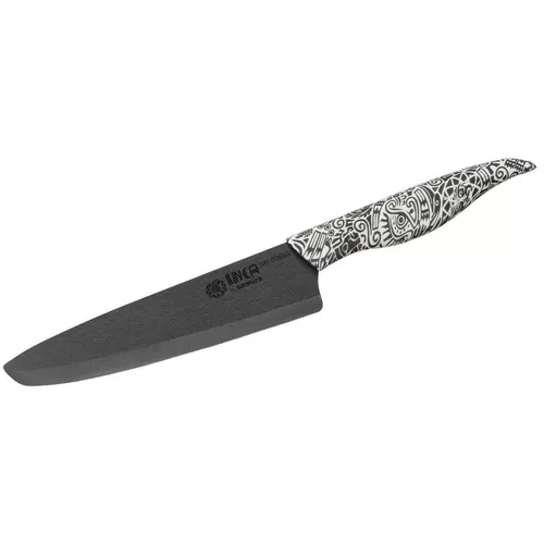 cumpără Cuțit Samura INCA Chef, lama zirconia ceramic negru 187mm (SIN-0085B) în Chișinău 