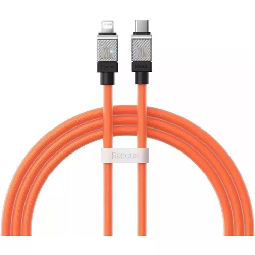 cumpără Cablu telefon mobil Baseus CAKW000107 CoolPlay Series Type-C to Lightning 3A 20W 2m, Orange în Chișinău 