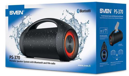 cumpără Boxă portativă Bluetooth Sven PS-370 Black în Chișinău 