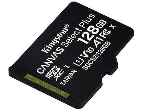 cumpără 128GB Kingston Canvas Select Plus SDCS2/128GBSP microSDHC, 100MB/s, (Class 10 UHS-I) (card de memorie/карта памяти) în Chișinău 