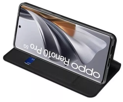 купить Чехол для смартфона Dux Ducis Flip SkinPro OPPO Reno 10/10Pro, Black в Кишинёве 