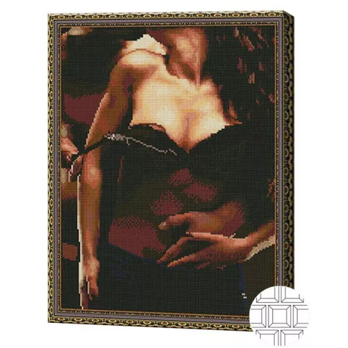 купить Картина по номерам Art Gallery QB201808 Mozaic cu diamante patrate 40x50cm Seara inflacarata в Кишинёве 