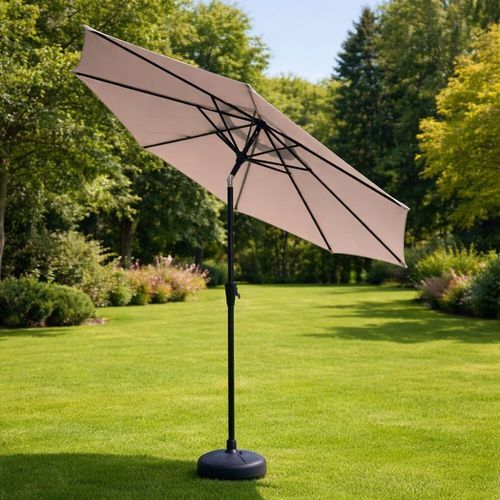 cumpără Umbrelă de gradină Hydro S 0431107, pe picior, Bej în Chișinău 