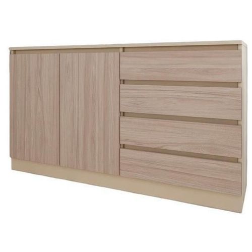 купить Комод Smartex (16127) Т2 180cm Ivory+Stejar Deschis в Кишинёве 