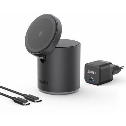 купить Зарядное устройство беспроводное Anker PowerWave Mag-Go 2in1 в Кишинёве 