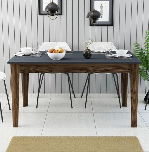 купить Стол Trendy Milan 513-Nuc, Antracit 145x75x88cm в Кишинёве 