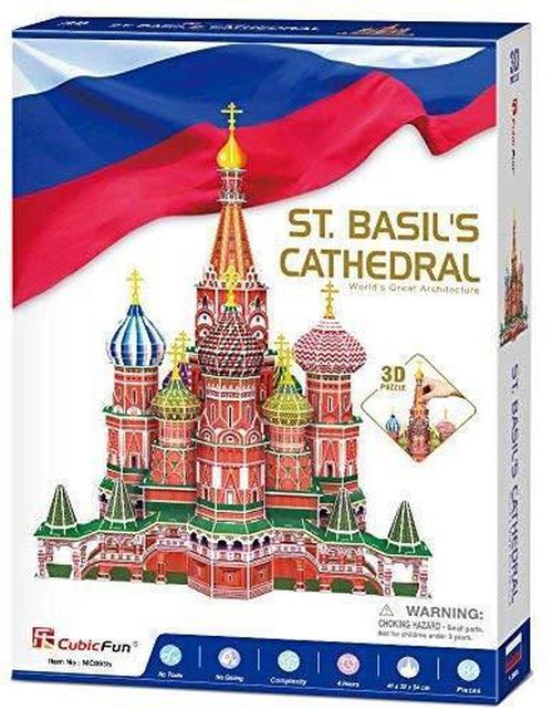 купить Конструктор Cubik Fun MC093h 3D Puzzle St. Basils Cathedral в Кишинёве 