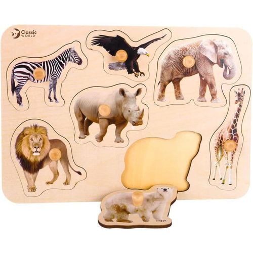 купить Головоломка Classic World 3744 пазлы сафари в Кишинёве 