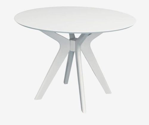 купить Комплект стол и стулья Evelin di Costacurta стол Raffles Round White (d=960) + 4 стула Deepa R White/NV-10WP Grey в Кишинёве 