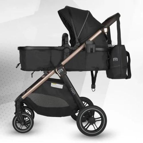 cumpără Сărucior pentru copii Coccolle Hapi Soley H2003 Carucior 3/1, Jet Black în Chișinău 