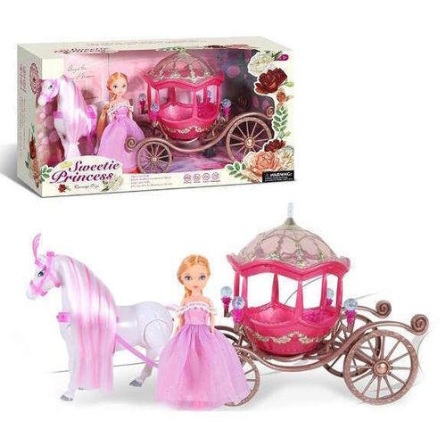 купить Кукла Richi (07130) Повозка с лошадьми на батарейках в Кишинёве 