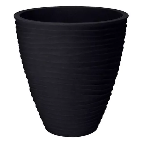 купить Цветочный горшок ProGarden 57455 Con, D39cm, H42cm, plastic, antracit в Кишинёве 