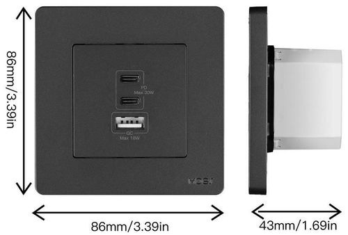 купить Зарядное устройство сетевое Moes TK-SR-EU-2C1A-30-GY-MS в Кишинёве 